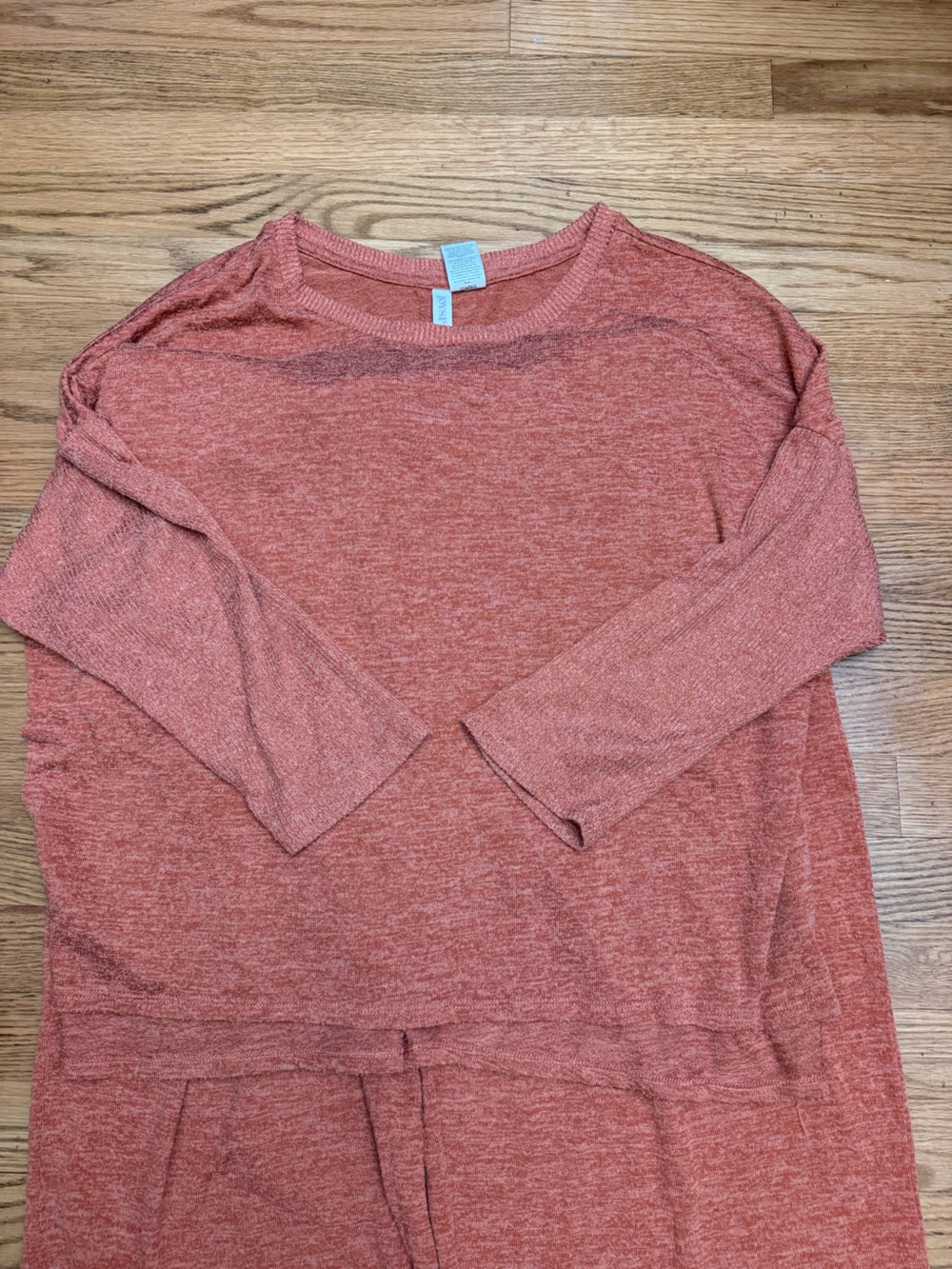Joyspun Women’s 2-Piece Lounge Set Size 2X 18W-20W Rust Heather